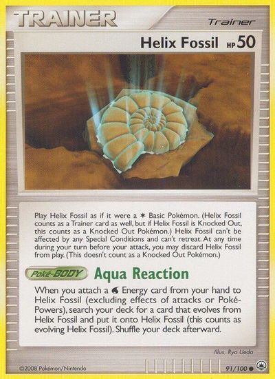Helix Fossil [Reverse Holo] #91