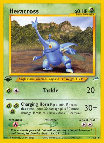 Heracross [1st Edition] #41