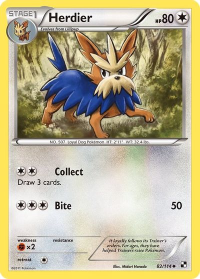 Herdier [Reverse Holo] #82