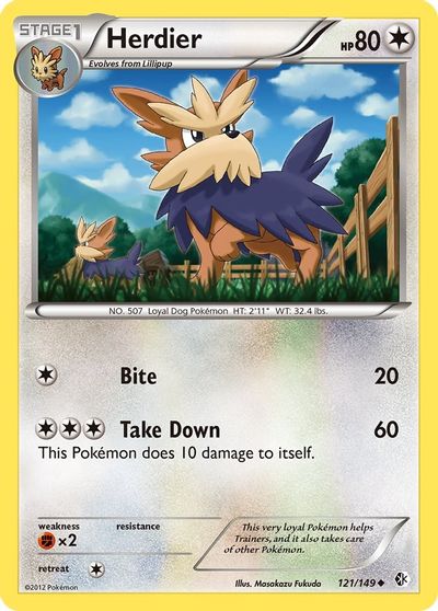 Herdier [Reverse Holo] #121