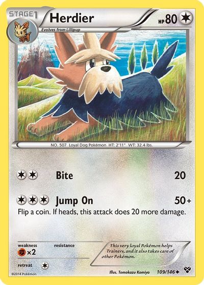Herdier [Reverse Holo] #109