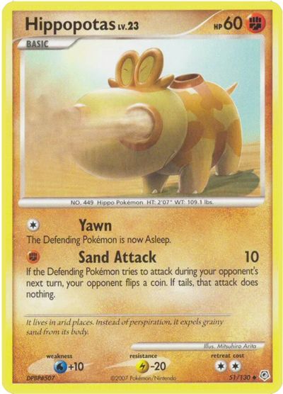 Hippopotas [Reverse Holo] #51