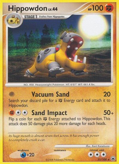 Hippowdon [Reverse Holo] #21
