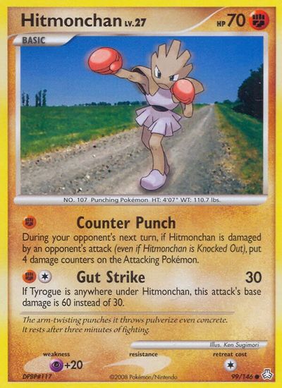 Hitmonchan [Reverse Holo] #99