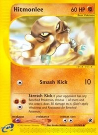 Hitmonlee [Reverse Holo] #81