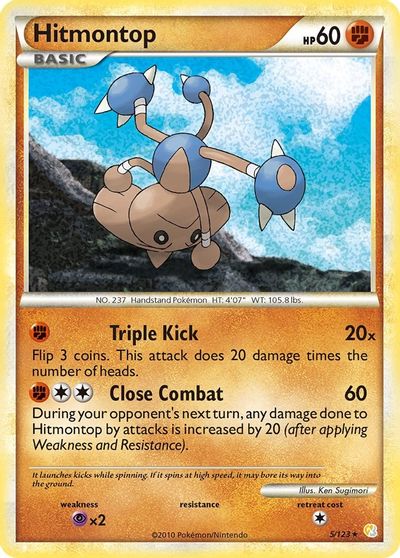 Hitmontop [Reverse Holo] #5