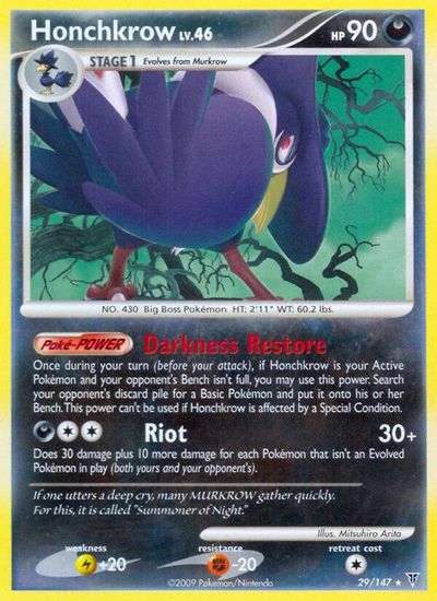 Honchkrow [Reverse Holo] #29