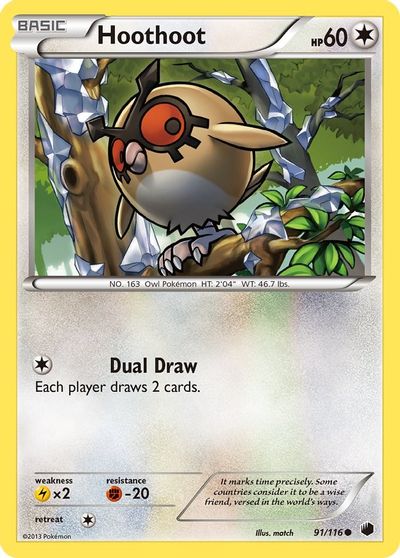 Hoothoot [Reverse Holo] #91