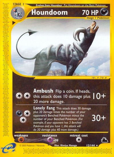 Houndoom [Reverse Holo] #12