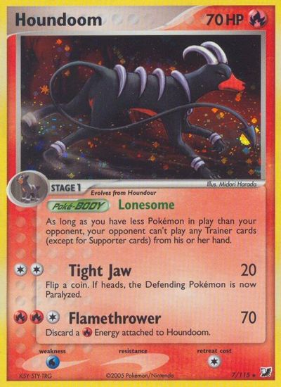 Houndoom [Reverse Holo] #7