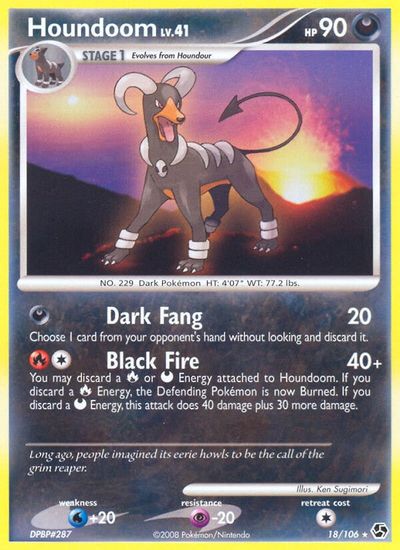 Houndoom [Reverse Holo] #18