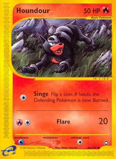 Houndour [Reverse Holo] #86