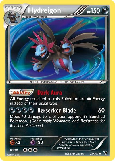 Hydreigon [Reverse Holo] #79