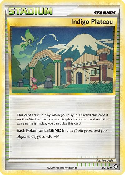 Indigo Plateau [Reverse Holo] #86