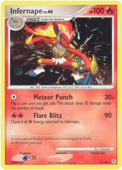 Infernape [Reverse Holo] #5