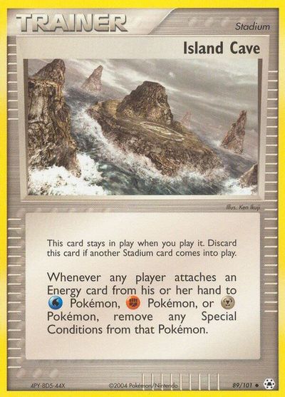 Island Cave [Reverse Holo] #89