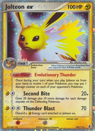 Jolteon EX #109