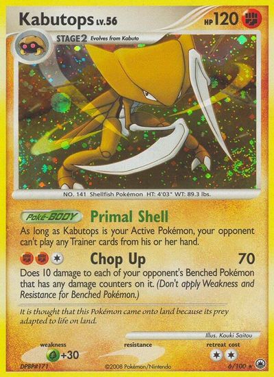 Kabutops [Reverse Holo] #6