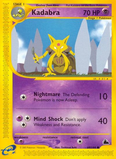 Kadabra [Reverse Holo] #69