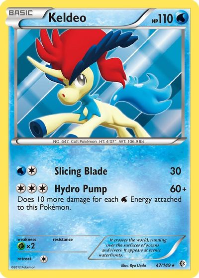 Keldeo [Reverse Holo] #47