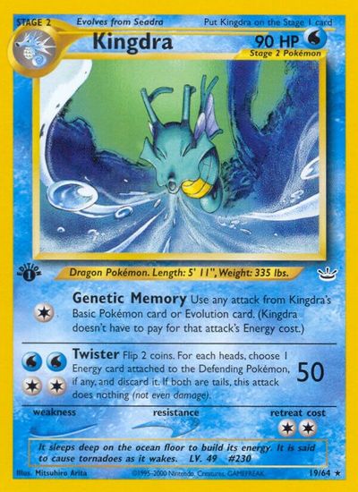 Kingdra [1st Edition] #19