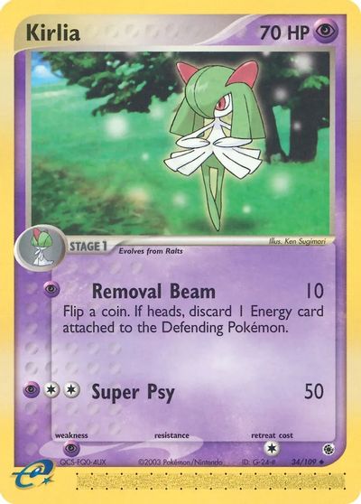 Kirlia [Reverse Holo] #34