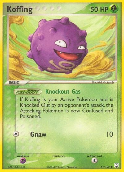 Koffing [Reverse Holo] #61