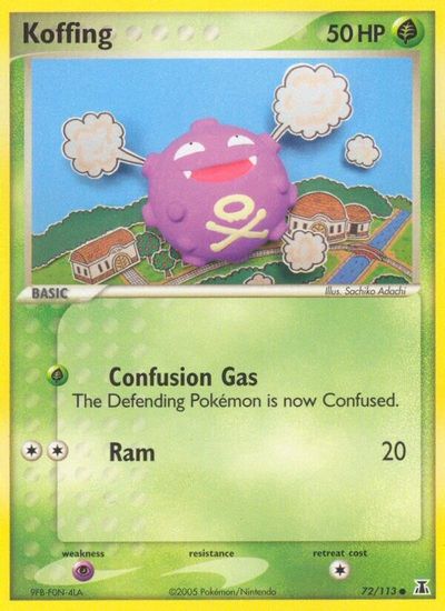 Koffing [Reverse Holo] #72