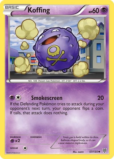 Koffing [Reverse Holo] #57