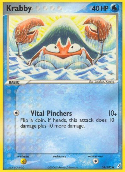 Krabby [Reverse Holo] #54