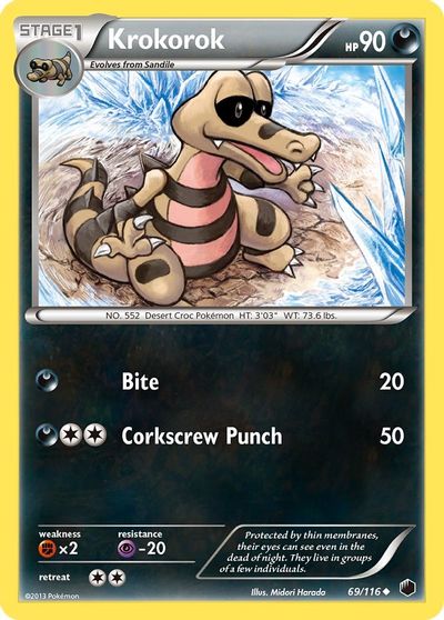 Krokorok [Reverse Holo] #69
