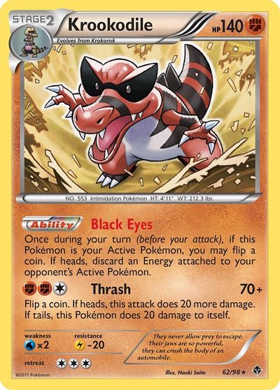 Krookodile [Reverse Holo] #62