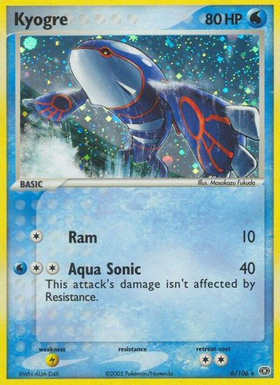 Kyogre [Reverse Holo] #6