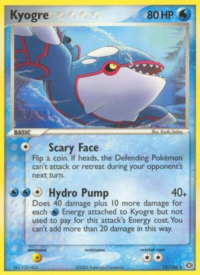 Kyogre [Reverse Holo] #15
