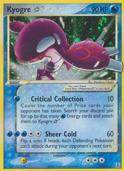 Kyogre [Gold Star] #112