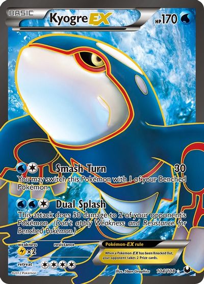 Kyogre EX #104