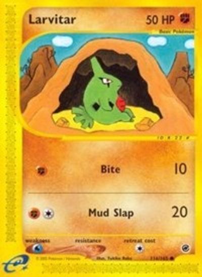 Larvitar [Reverse Holo] #116