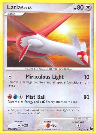 Latias [Reverse Holo] #22
