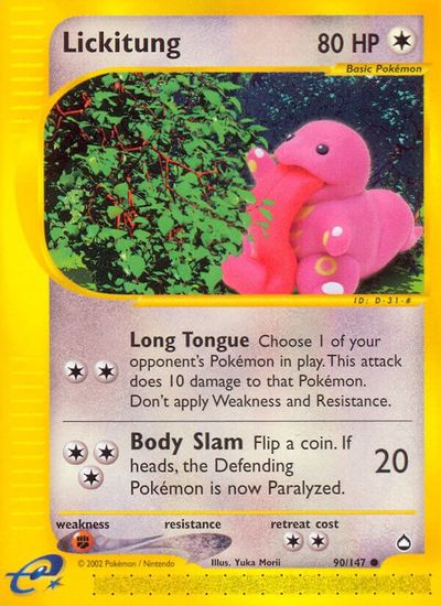 Lickitung [Reverse Holo] #90