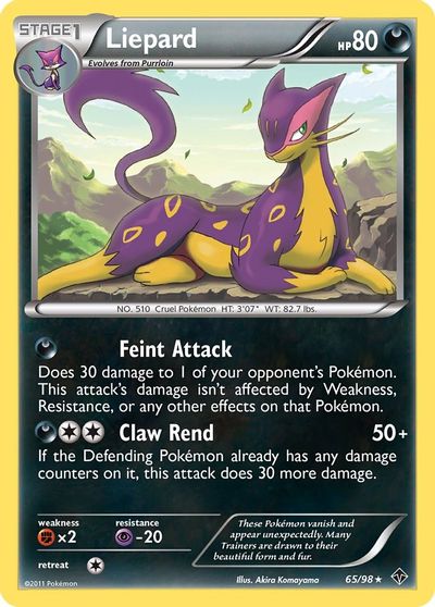 Liepard [Reverse Holo] #65