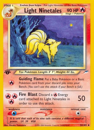 Light Ninetales [1st Edition] #50