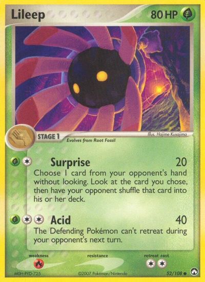 Lileep [Reverse Holo] #52