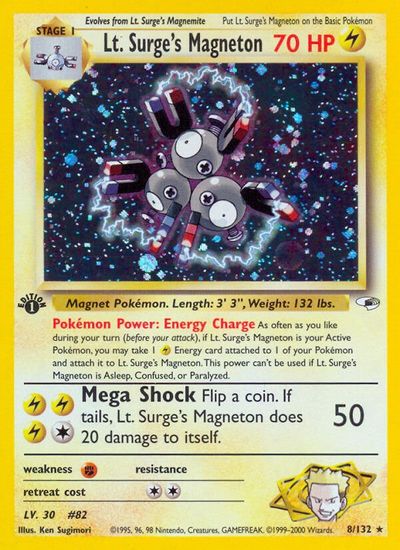 Lt. Surge's Magneton [1st Edition] #8