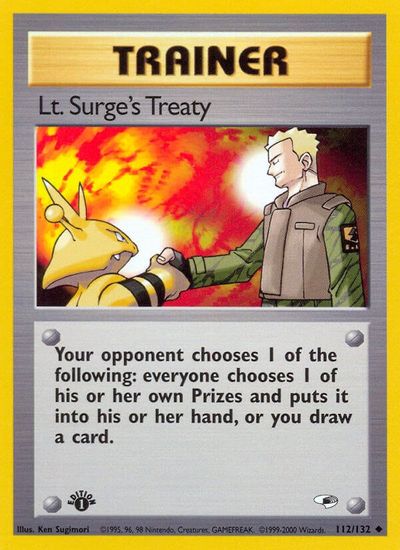Lt. Surge's Treaty [1st Edition] #112