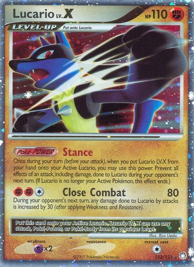 Lucario LV. X #122