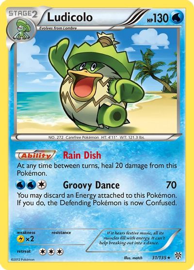 Ludicolo [Reverse Holo] #31