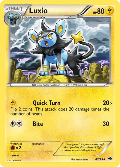 Luxio [Reverse Holo] #45