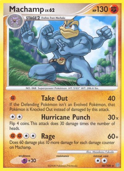 Machamp [Reverse Holo] #20