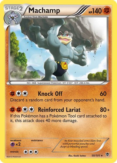Machamp [Reverse Holo] #50