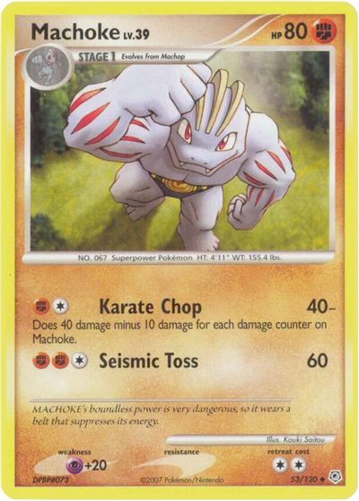 Machoke [Reverse Holo] #53